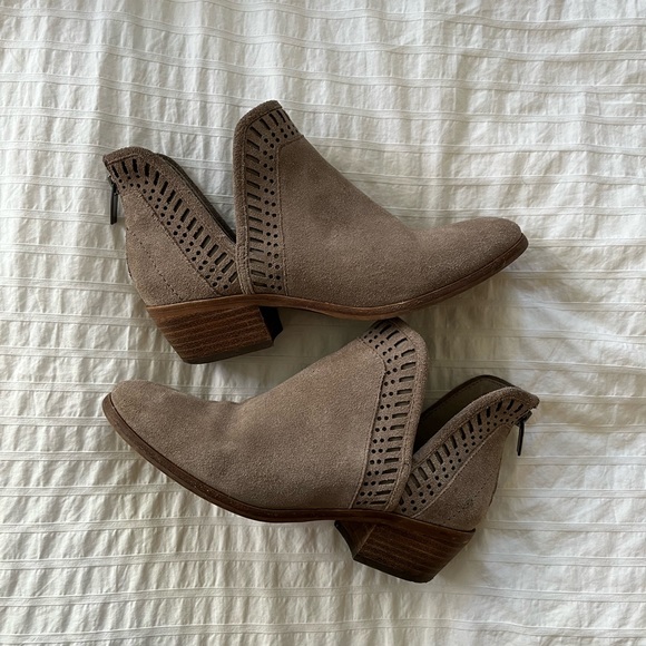 Vince Camuto- Suede Booties - Picture 2 of 7
